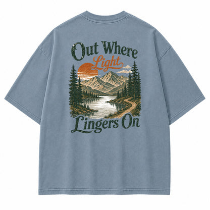 Out Where Light Lingers On Graphic T-Shirt