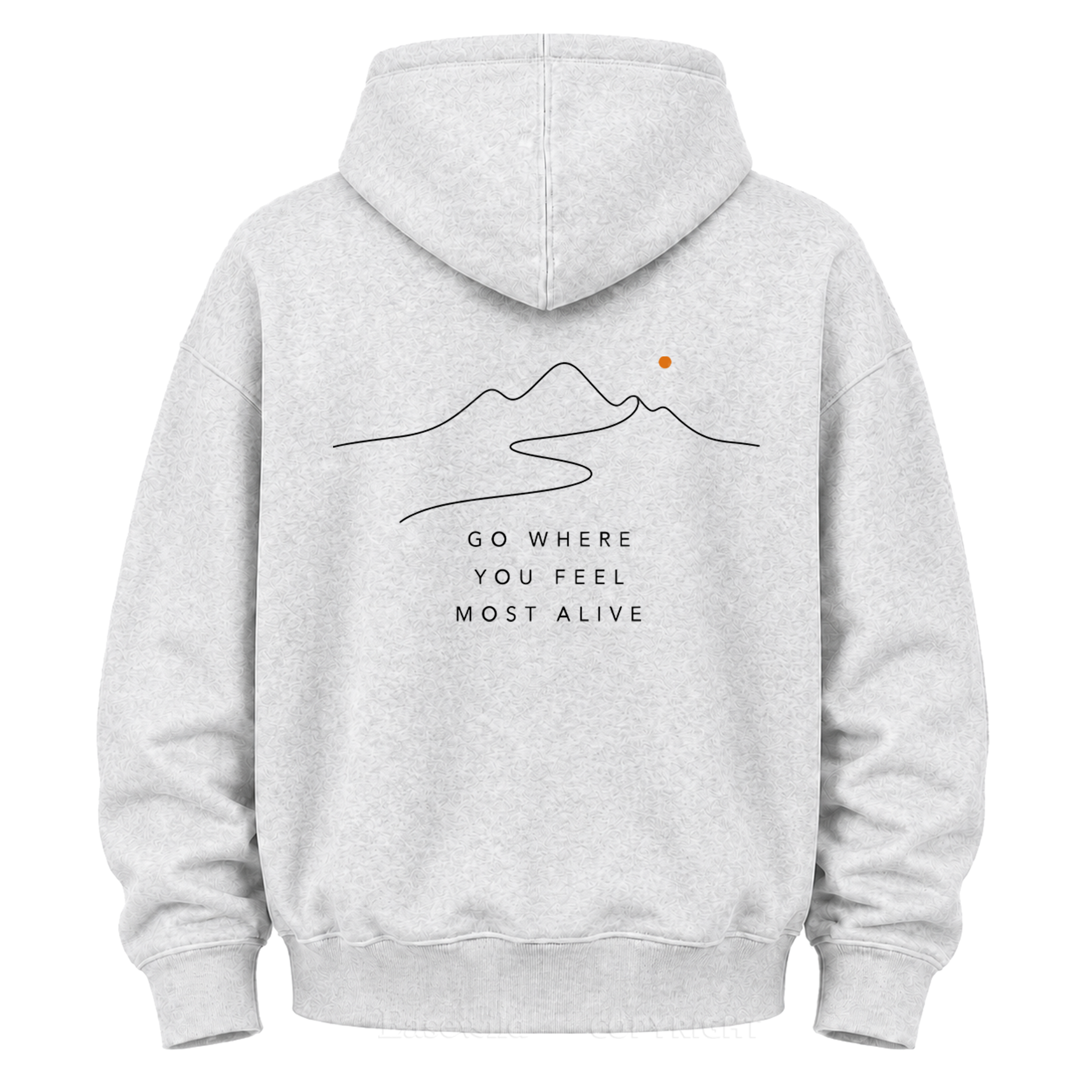 Go Where You Feel Fully Alive Graphic Hoodie