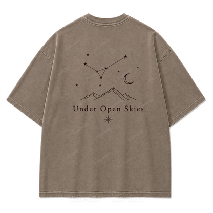 Under Open Skies Washed Print Tee