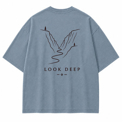 Look Deep Canyon River Graphic T-Shirt