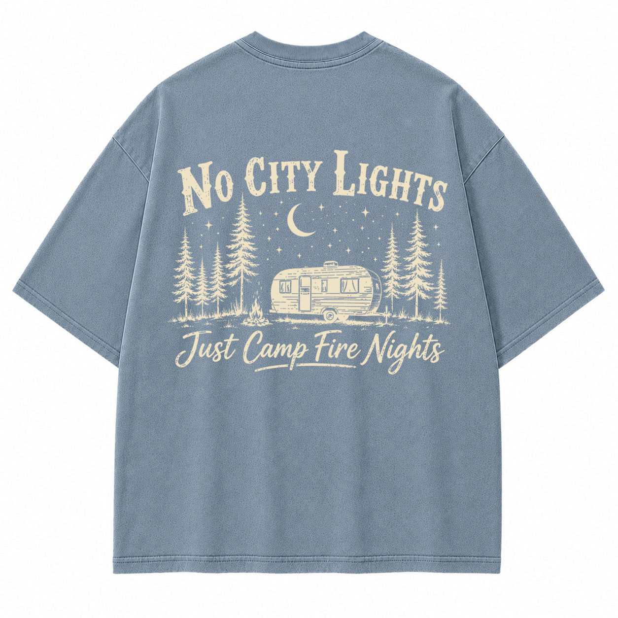 No City Lights Campfire Graphic T-Shirt