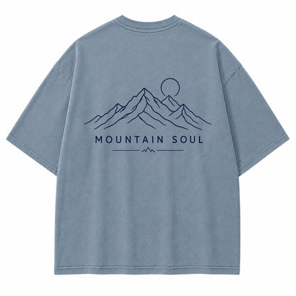 Mountain Soul Minimal Graphic T-Shirt