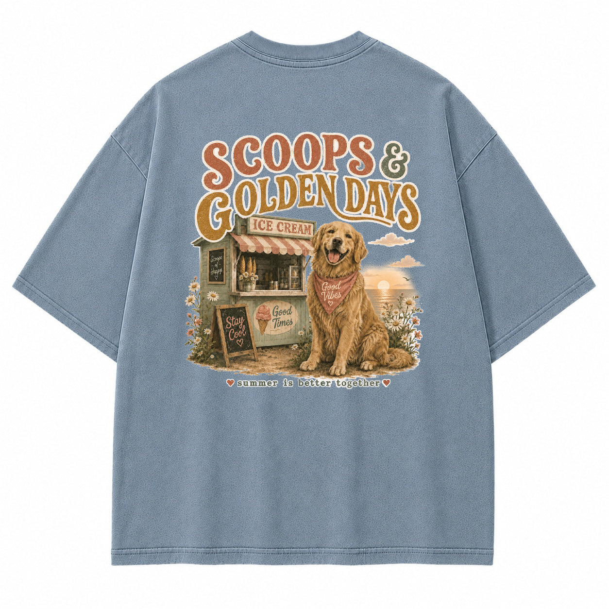 Scoops & Golden Days Graphic T-Shirt