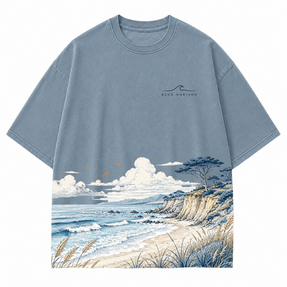 Shoreline Drift Coastal Graphic T-Shirt