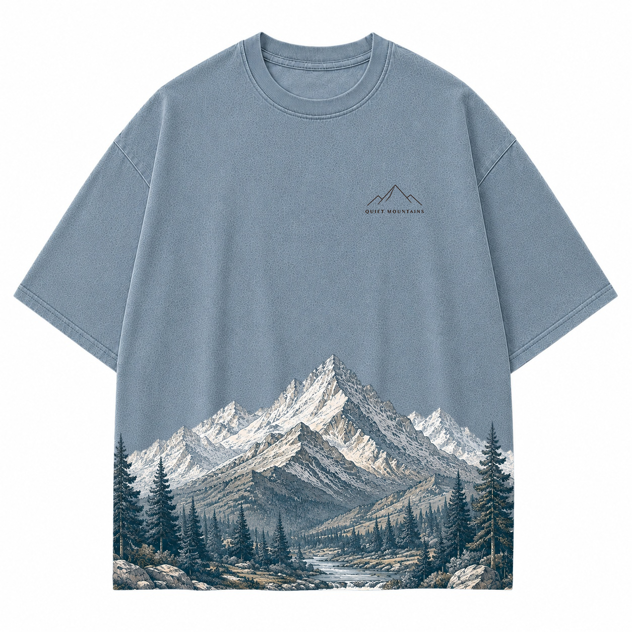 Summit Echo Alpine Landscape Graphic T-Shirt