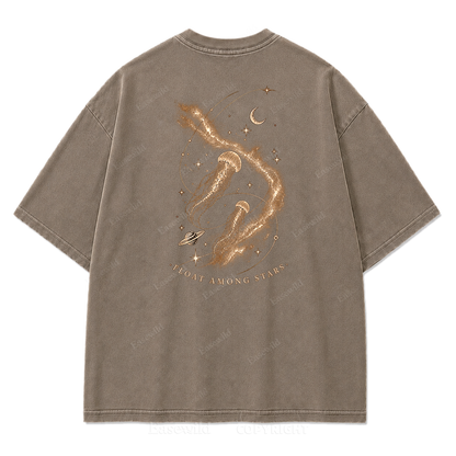 Vintage Celestial Jellyfish Space Print Tee