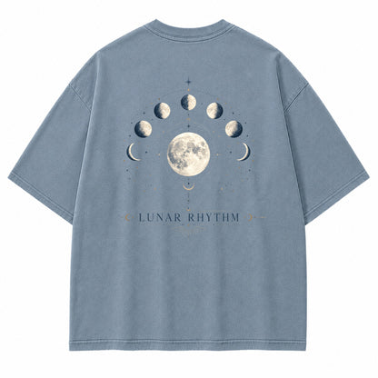Moon Phase Archive Celestial Graphic T-Shirt