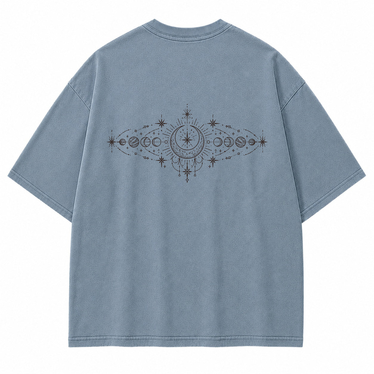 Celestial Orbit Moon Phase Graphic T-Shirt