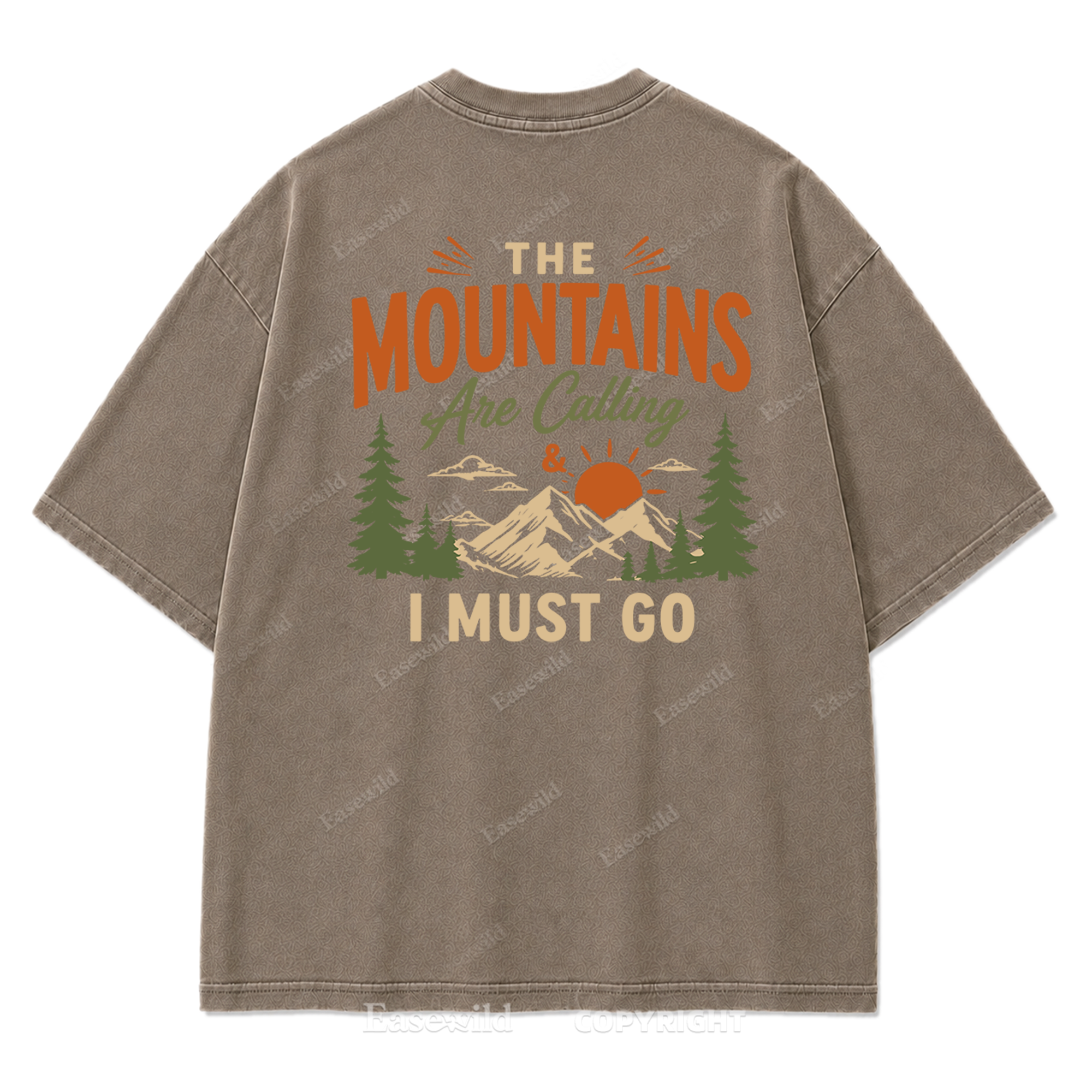 Mountain Escape Adventure T-Shirt mit Waschung