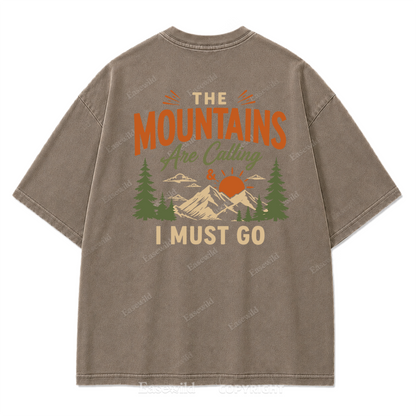 Mountain Escape Adventure T-Shirt mit Waschung