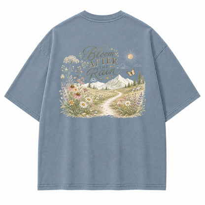 Bloom After The Rain Meadow Graphic T-Shirt