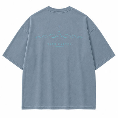 Wind Carved Desert Horizon Graphic T-Shirt