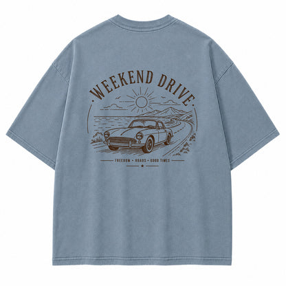 Weekend Drive Graphic T-Shirt