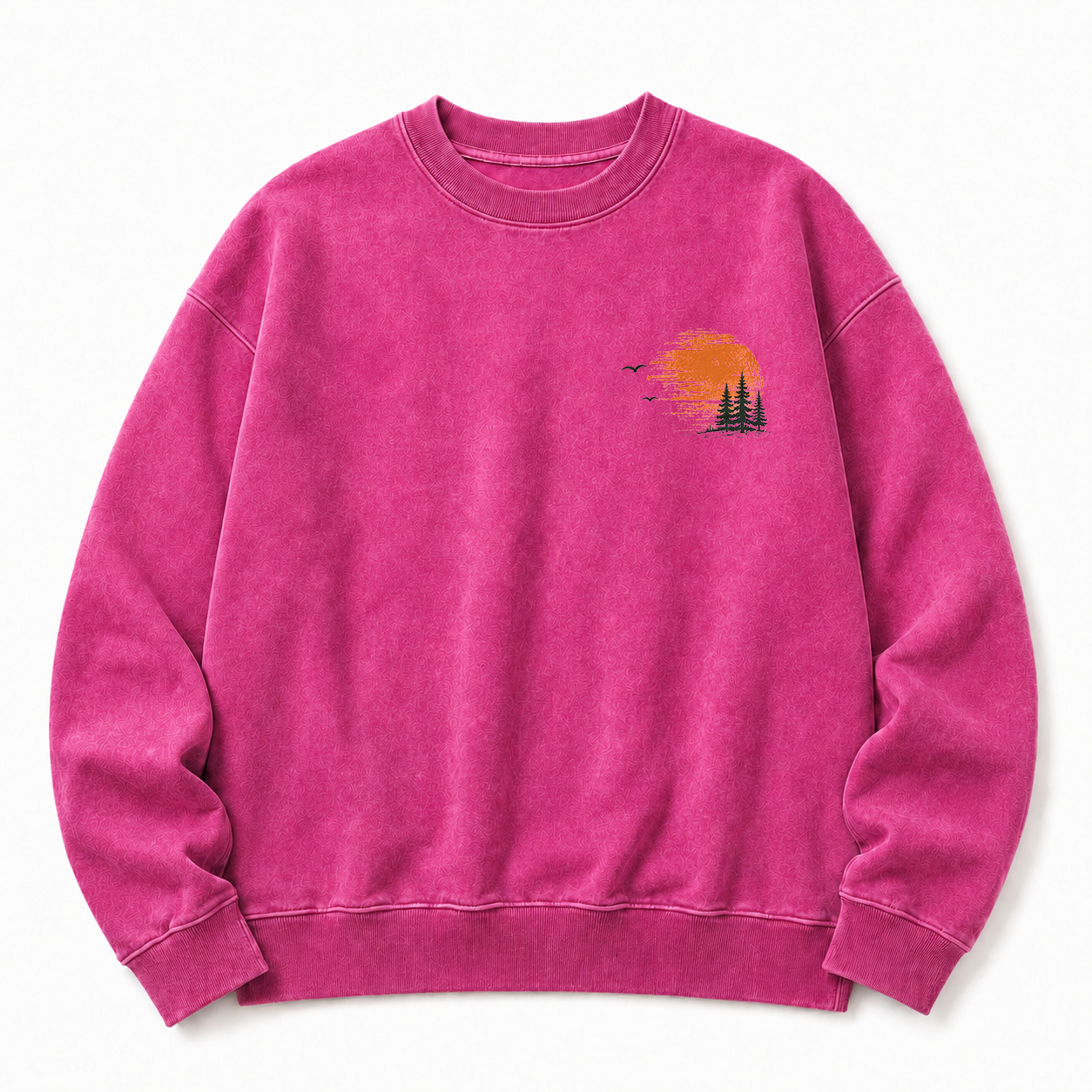 Somewhere Between Lost & Free Washed Back Graphic Sweatshirt