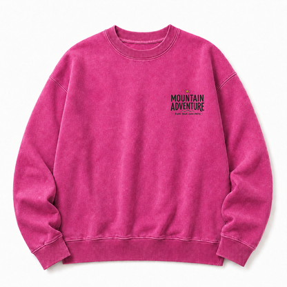 Find Your Own Path Washed Grafik-Sweatshirt
