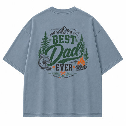 Best Dad Ever Outdoor Graphic T-Shirt