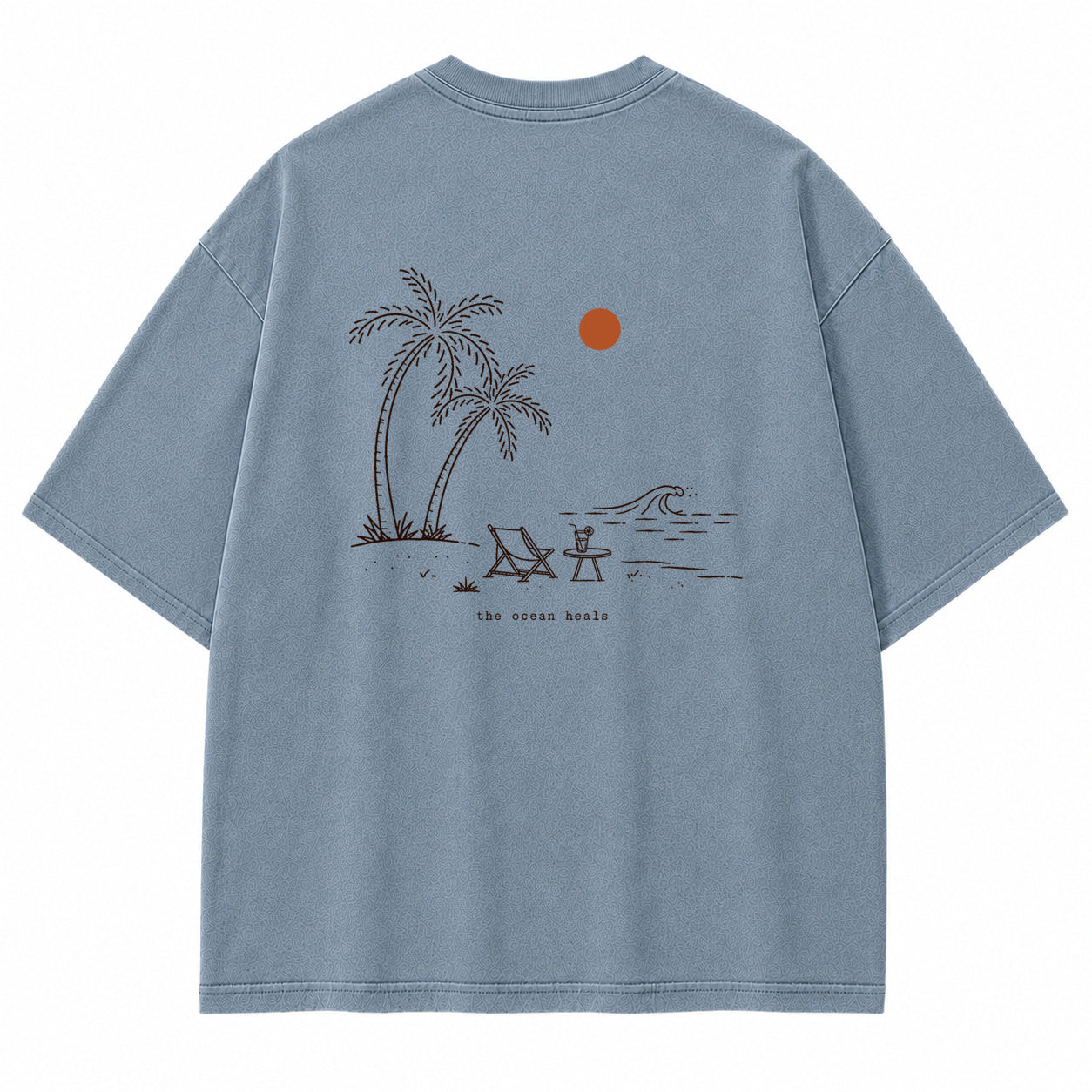 The Ocean Heals Beach Graphic T-Shirt