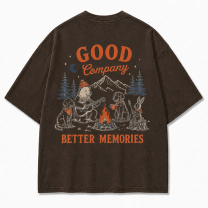 Campfire Friends Adventure Graphic Tee