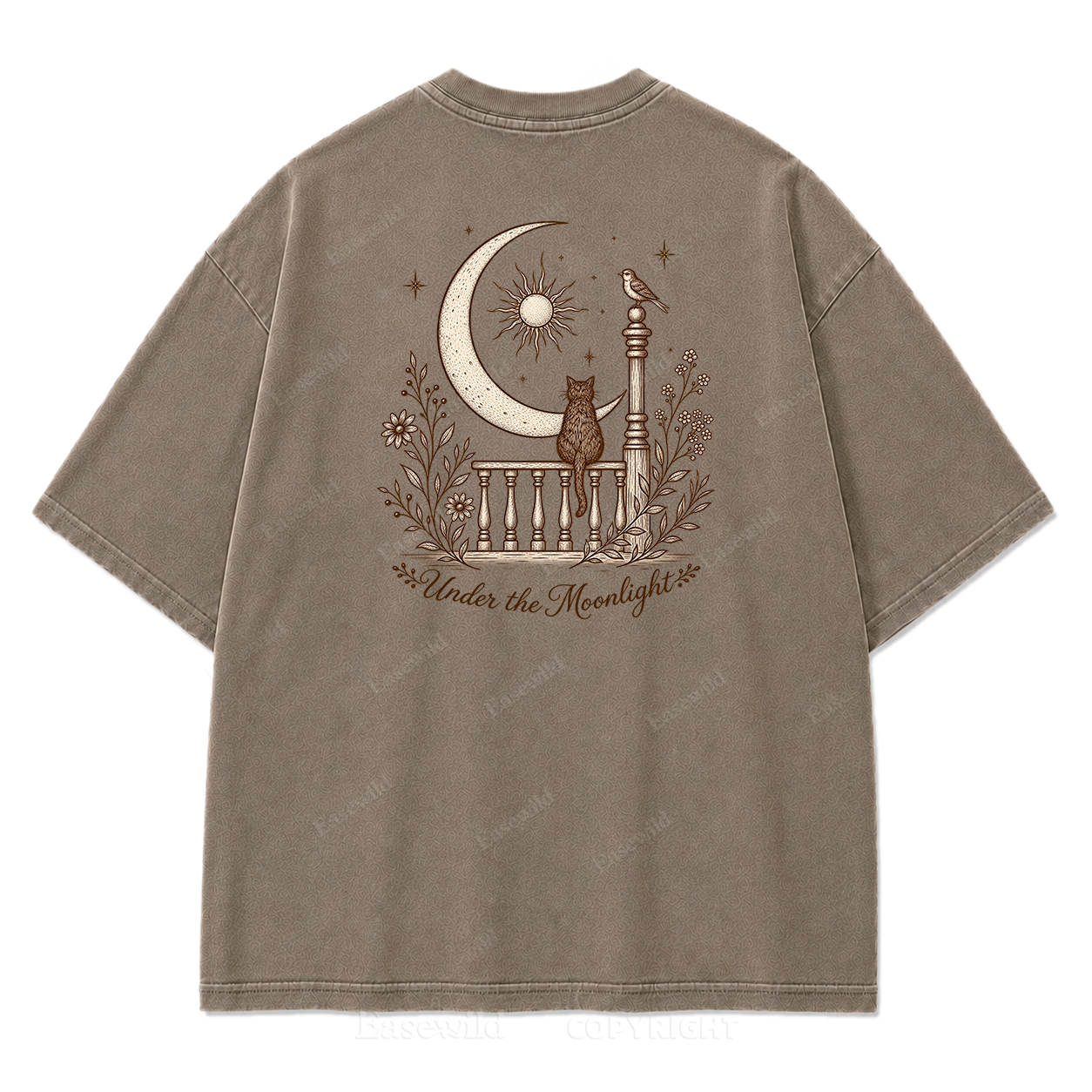 Lunar Reverie Vintage Graphic Print Tee