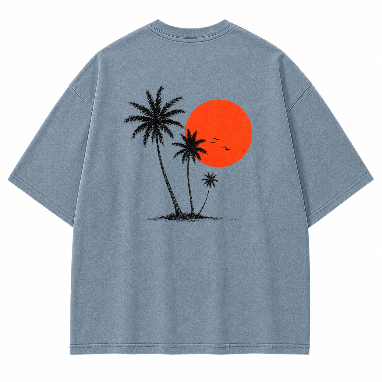 Island Glow Palm Sunset Graphic T-Shirt