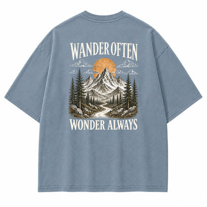 Wander Often Wonder Always Graphic T-Shirt