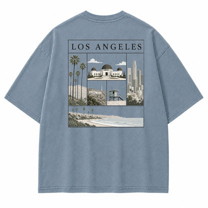 Los Angeles City Icons Graphic T-Shirt