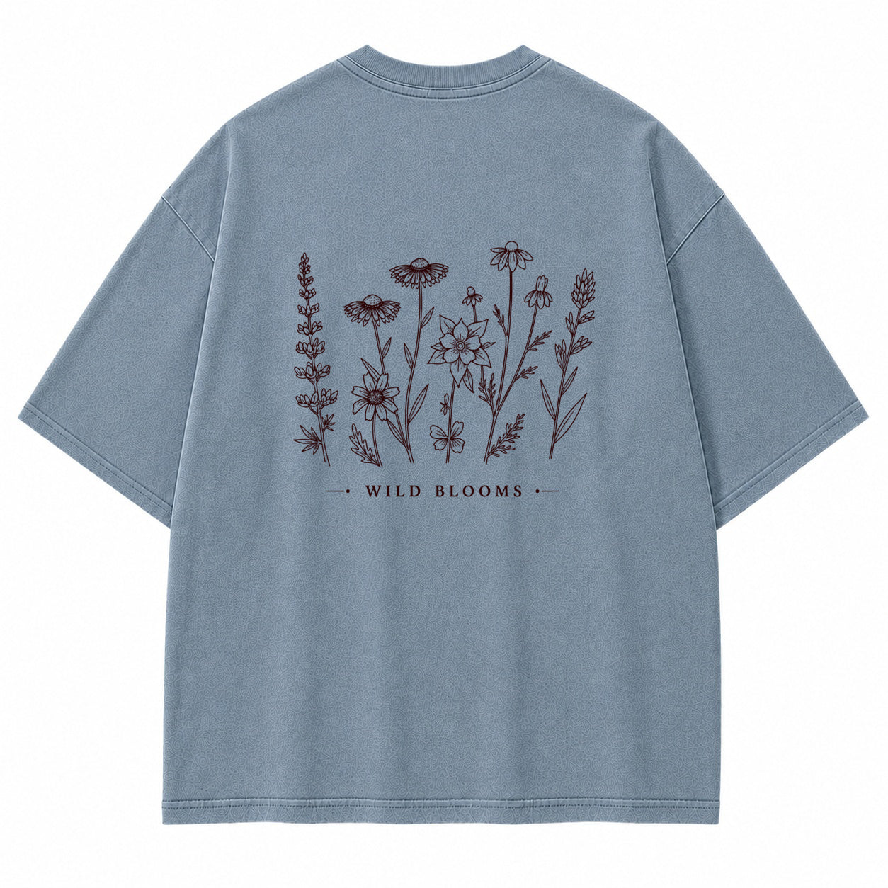 Wild Blooms Botanical Flower Graphic T-Shirt