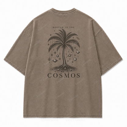 Rooted in the Cosmos Vintage Graphic Print Tee