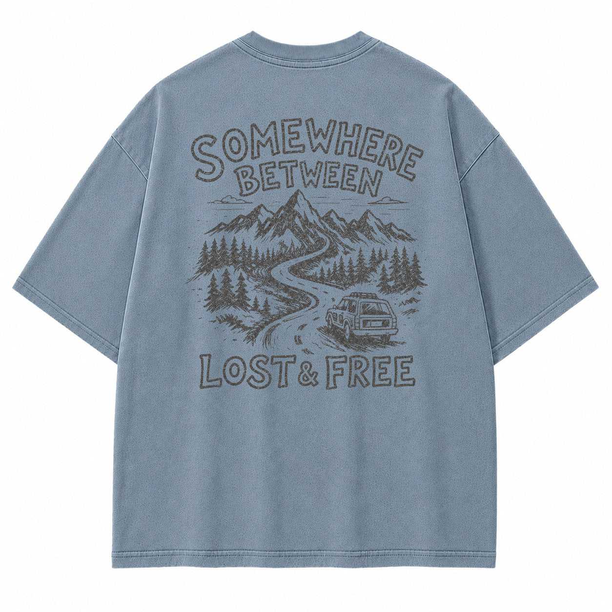 Somewhere Between Lost & Free Graphic T-Shirt