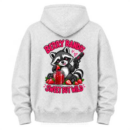 Berry Bandit Sweet But Wild Graphic Hoodie