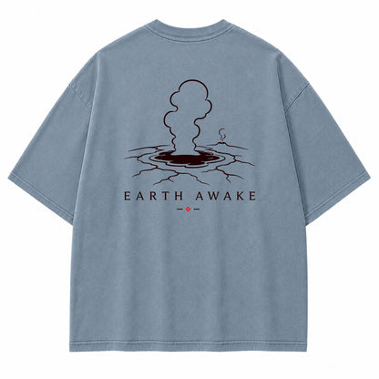 Earth Awake Geyser Graphic T-Shirt