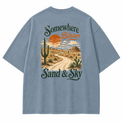 Somewhere Between Sand & Sky Graphic T-Shirt