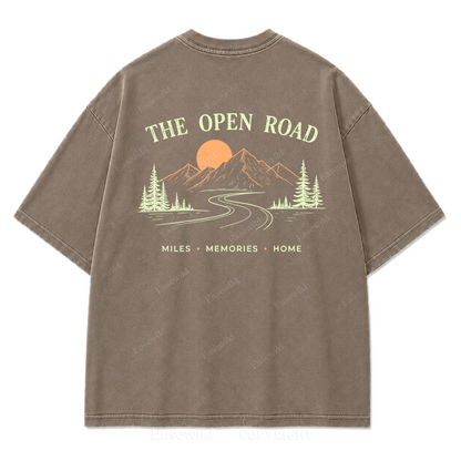 The Open Road Washed Print Tee