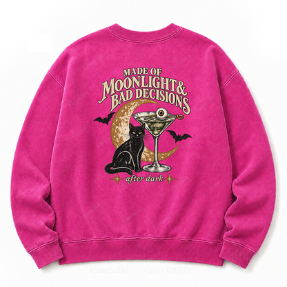 Made of Moonlight & Bad Decisions Washed Sweatshirt