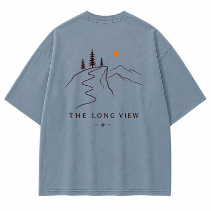 The Long View Mountain Trail Graphic T-Shirt
