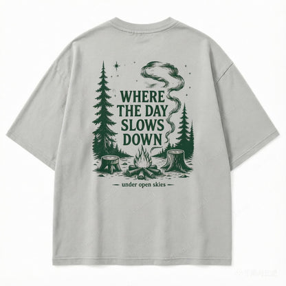 T-shirt graphique Ciel dégagé Jour tranquille