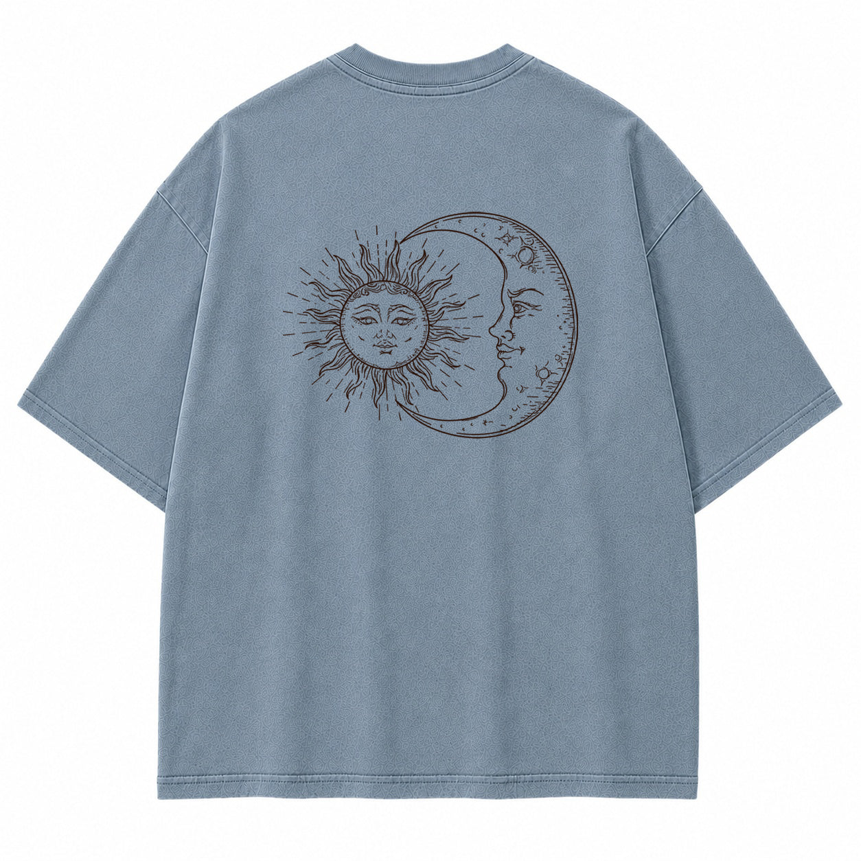 Sun and Moon Eclipse Celestial Graphic T-Shirt