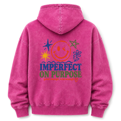 Imperfect On Purpose Washed Graphic Hoodie