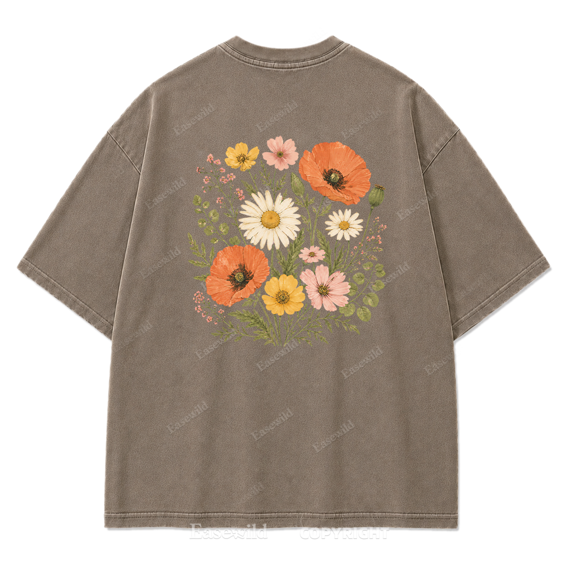 Wildflower Bouquet Washed Print Tee