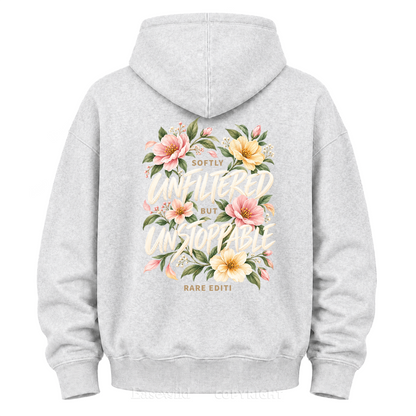 Softly Unfiltered Floral Graphic Hoodie