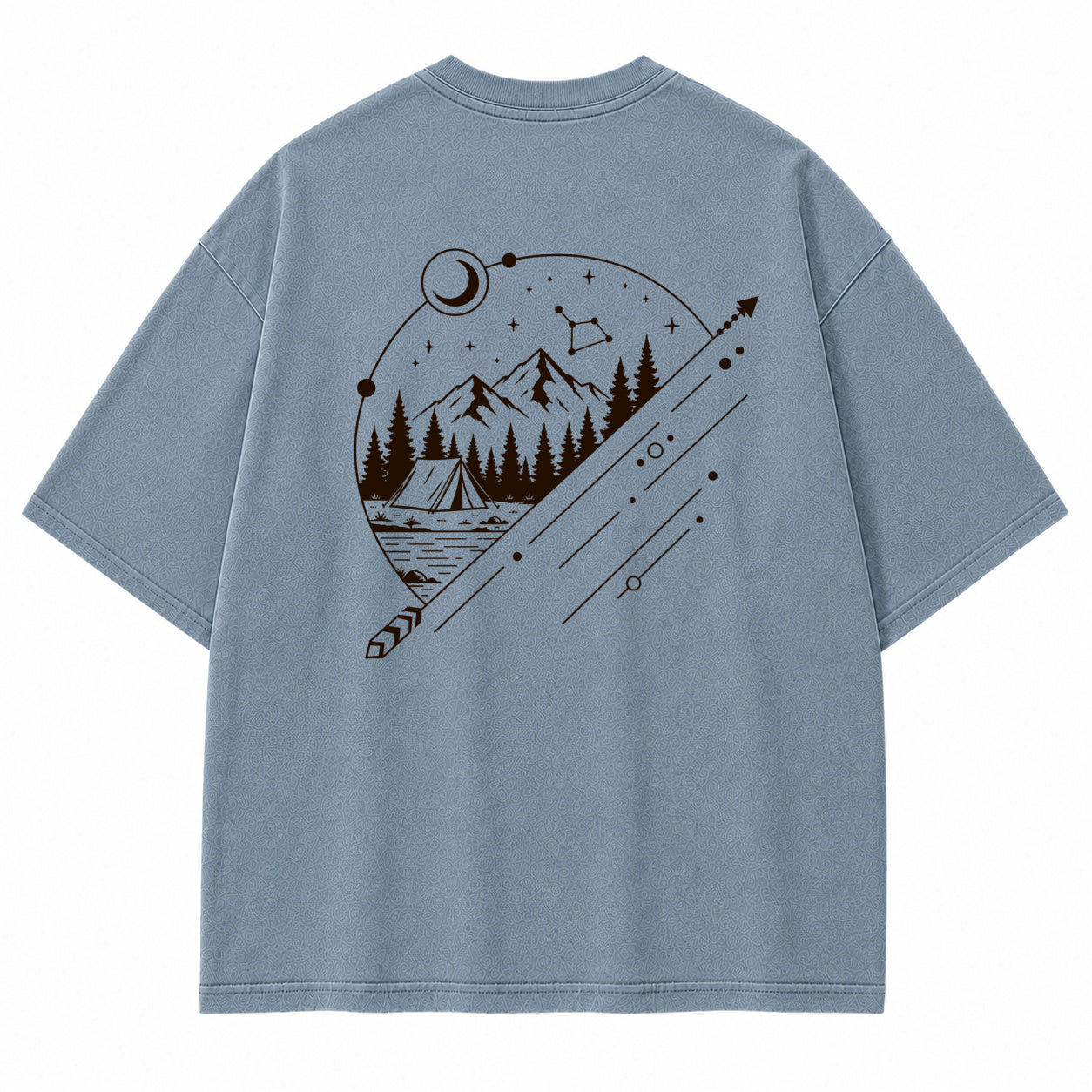 Celestial Mountain Camp Graphic T-Shirt