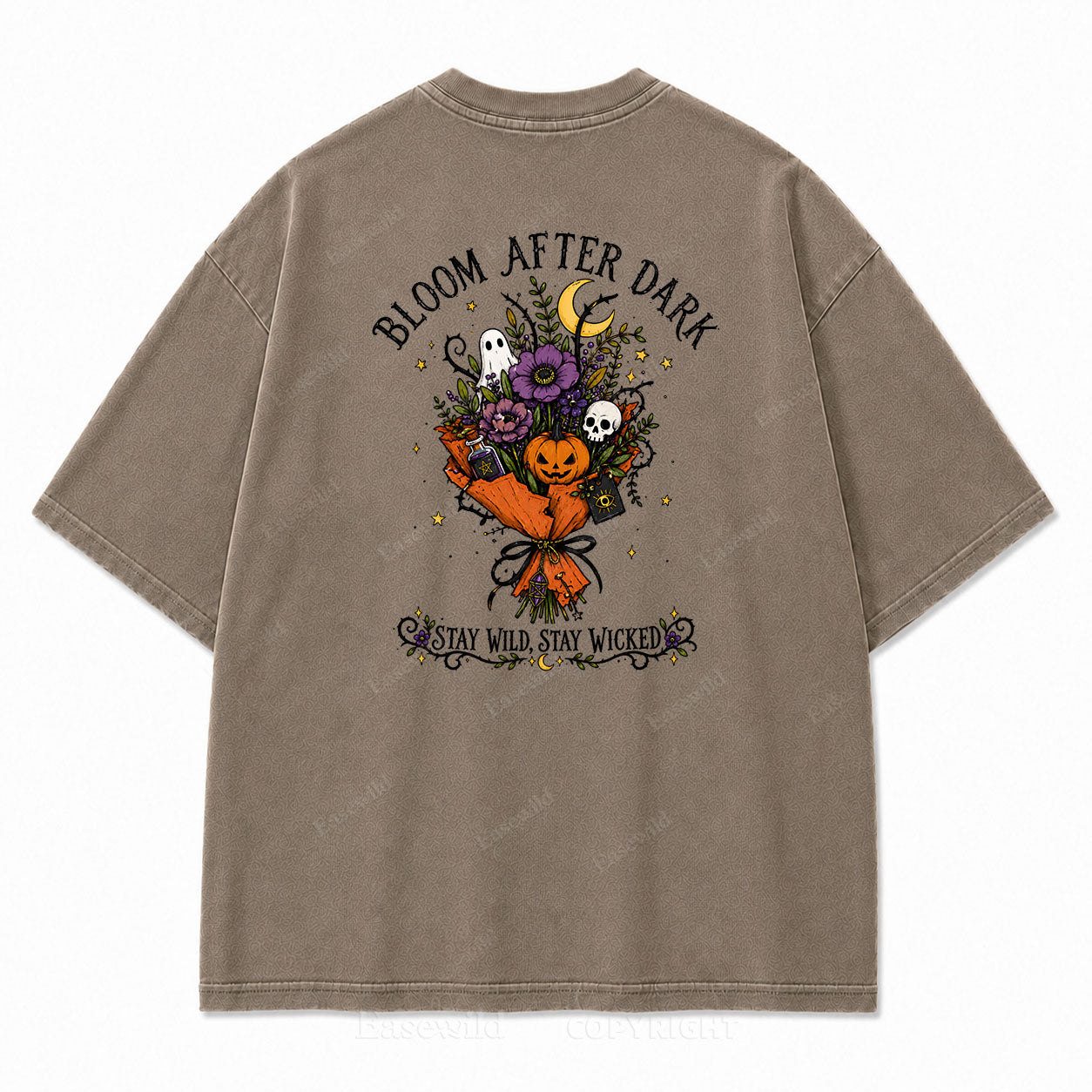 Bloom After Dark Halloween Washed Graphic Tee