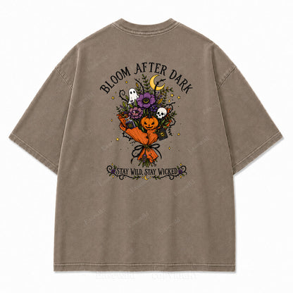 Bloom After Dark Halloween Washed Graphic Tee