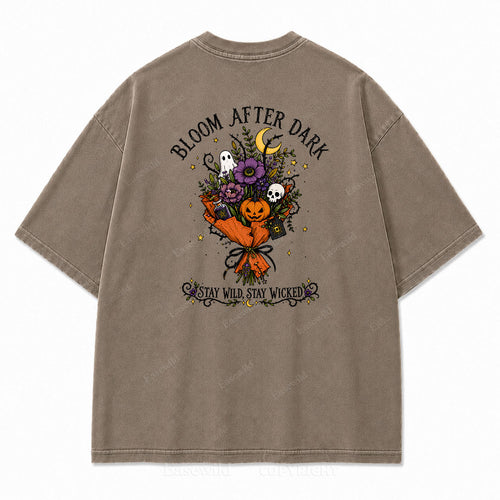 Bloom After Dark Halloween Washed Graphic Tee