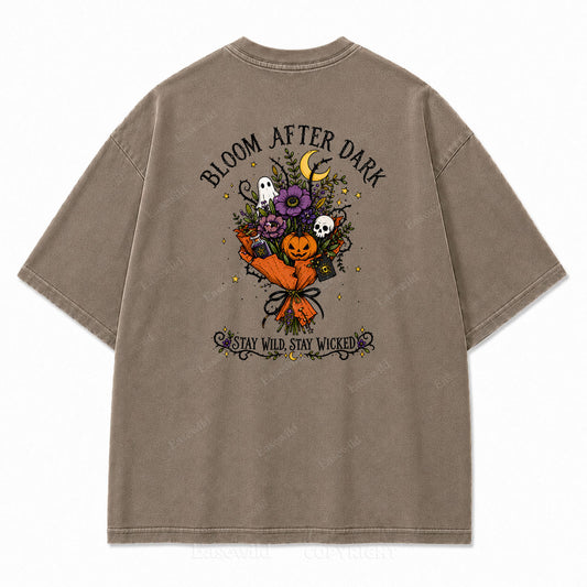 Bloom After Dark Halloween Washed Graphic Tee
