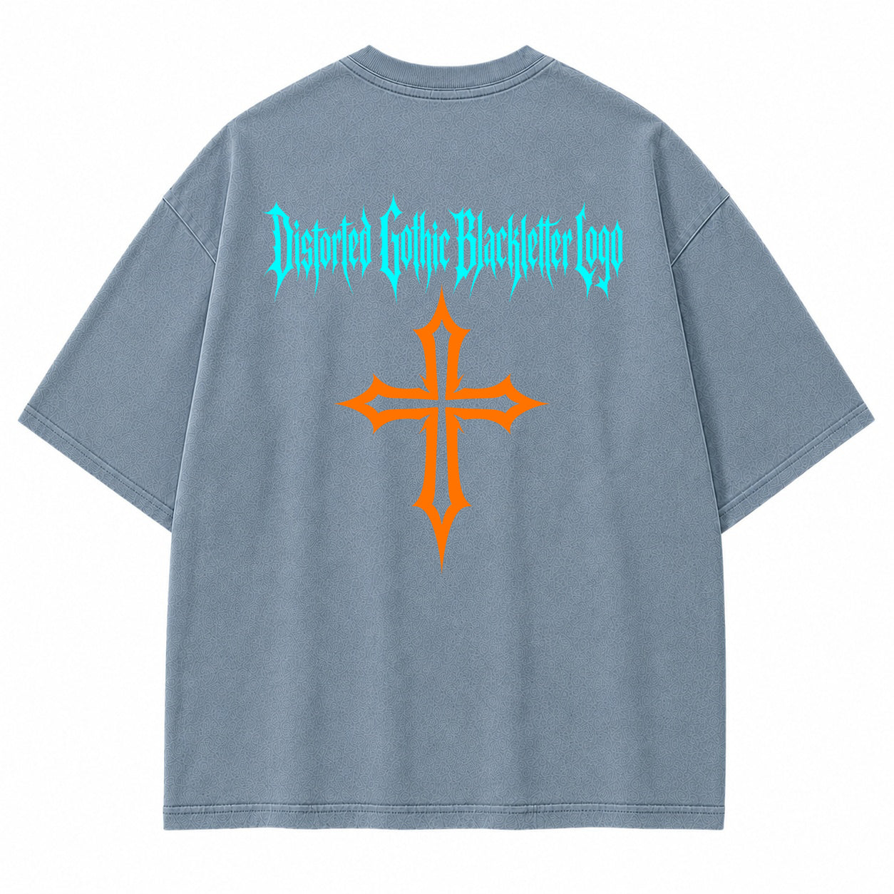 Gothic Cross Blackletter Graphic T-Shirt