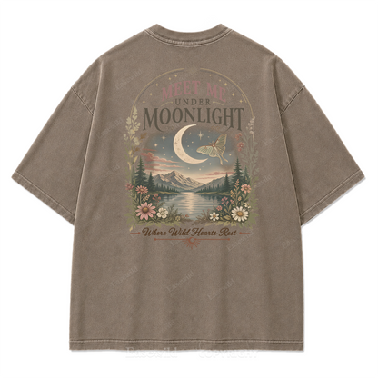 Lunar Lake Wildflower Washed Print Tee