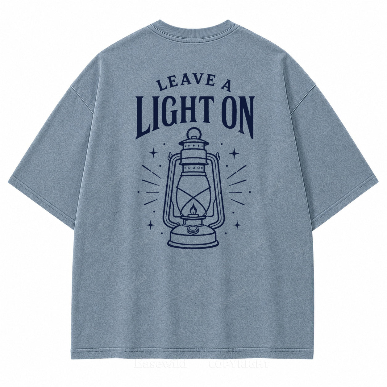 Leave A Light On Graphic Back Print Tee