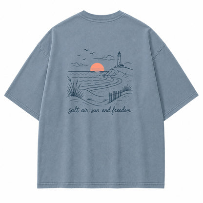 Salt Air Sun and Freedom Graphic T-Shirt