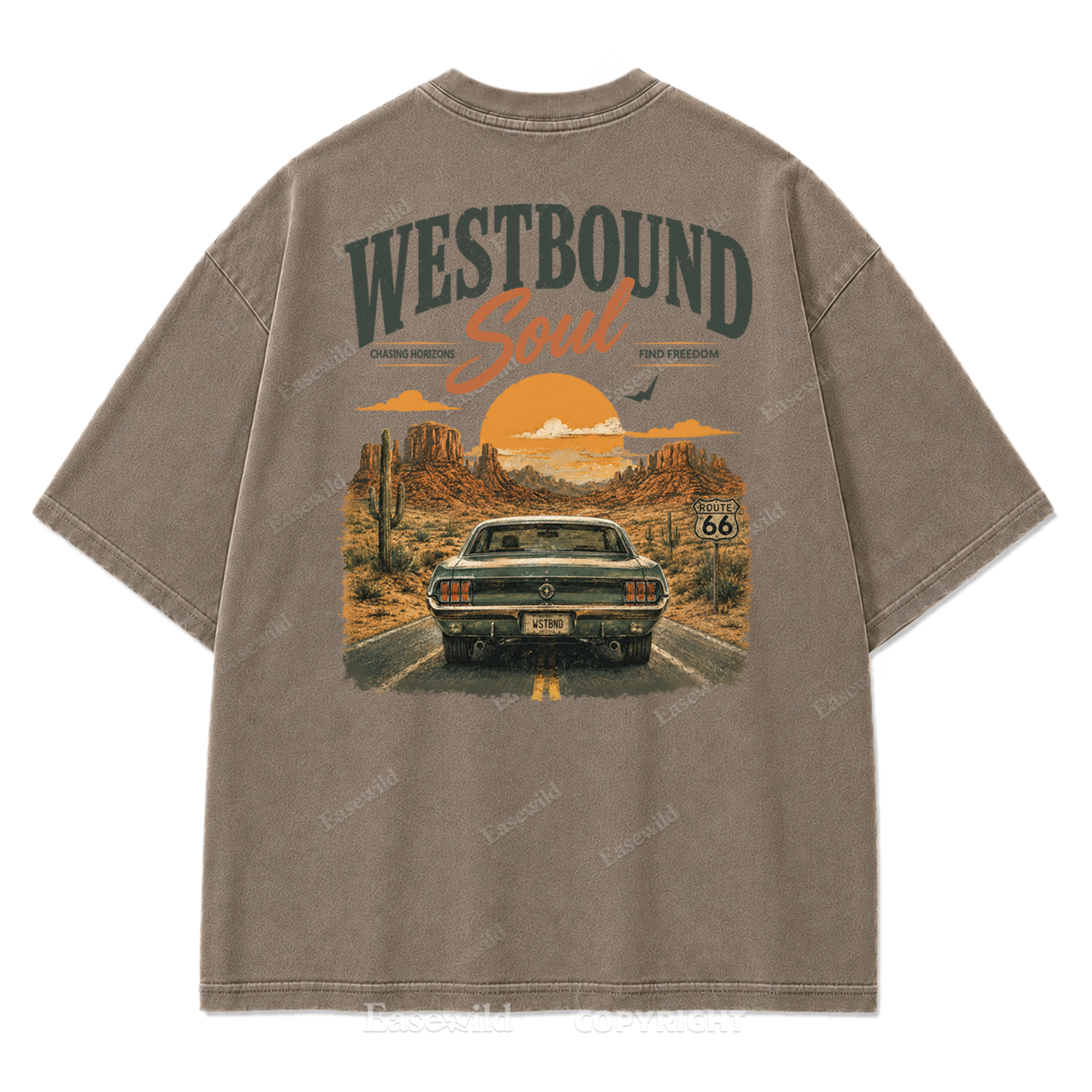 Westbound Soul Washed Print Tee